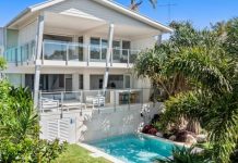 Tropical oasis in Central Sunshine