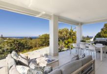 Stunning ocean views from the main living areas in an extremely spacious home