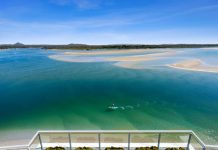 North-facing Noosa Sound penthouse with sky terrace