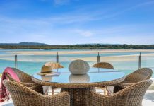 North-facing Noosa Sound penthouse with sky terrace