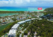 Oceans views nestled within a rainforest landscape