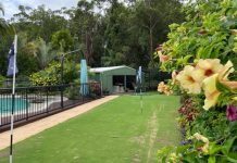 1078m2 of privacy backing onto National Park