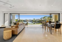 Spectacular north-facing waterfront redefines mid-century modern