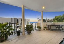 Penthouse apartment lifestyle position, with ocean views