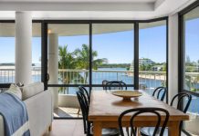 Undeniable magnetism of sparkling shallows and riverside glamour