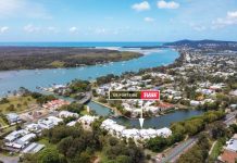 European waterfront townhouse in prime position