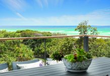 180 degree ocean and hinterland views