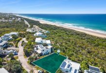 Stellar Front Row Beachfront Land, Enviable Exclusive Noosa Dunes