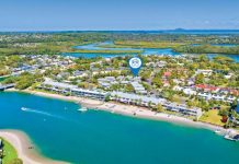 Noosa Sound Location, Just Metres To The Water