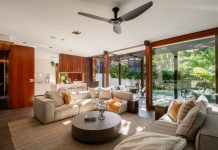 A fusion of Japanese serenity and mid-century design