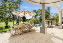 North Facing Golf Course and Water Views