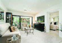 Private, Single-Level Apartment with Golf Course Views