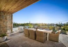 Serene winter and hot property